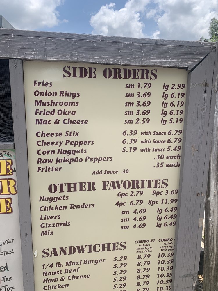 Fryer's Chicken Menu - Image 2
